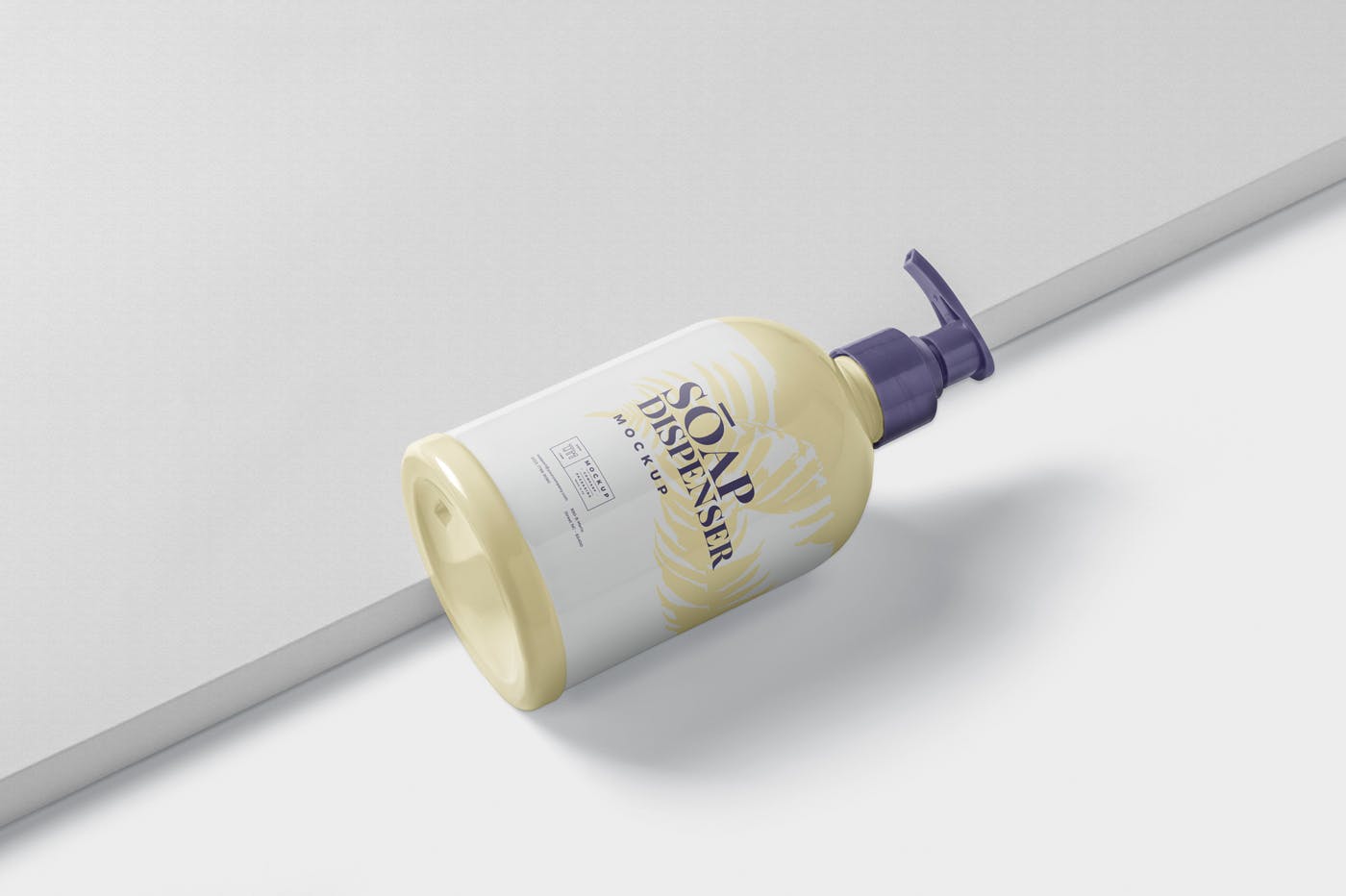 沐浴露洗发水按压瓶外观设计样机模板 Soap Dispenser Mockup – Big Size插图(4)