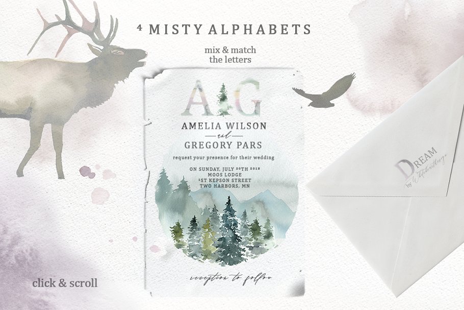 梦幻仙女水彩手绘插画素材合集[3GB] Dream – Fairy Watercolor Collection插图(8)