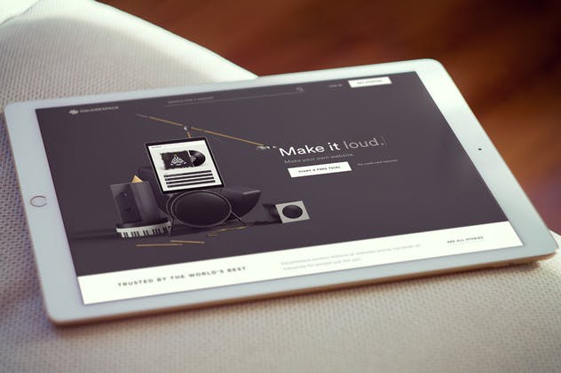 手持iPad Pro平板电脑样机模板 iPad Pro Mockups v5插图(4)