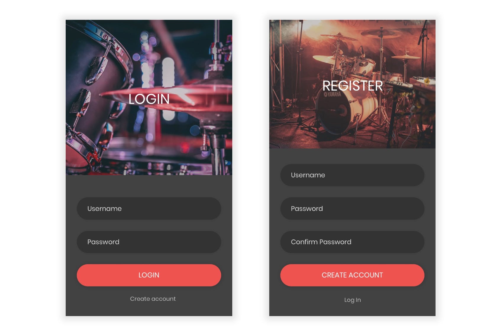 音乐听歌APP应用UI设计素材库精选套件 Raag – Music Player UI Kit for Adobe Illustrator插图(2)