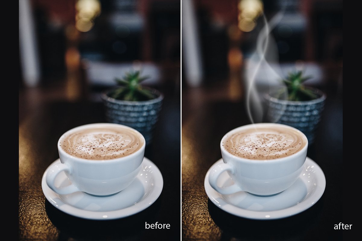 逼真的水分子叠层&大理石纹理插图(5)