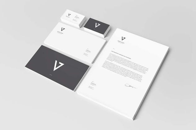 逼真品牌VI设计演示企业办公用品样机2 Branding / Identity Mock-up 2插图(4)
