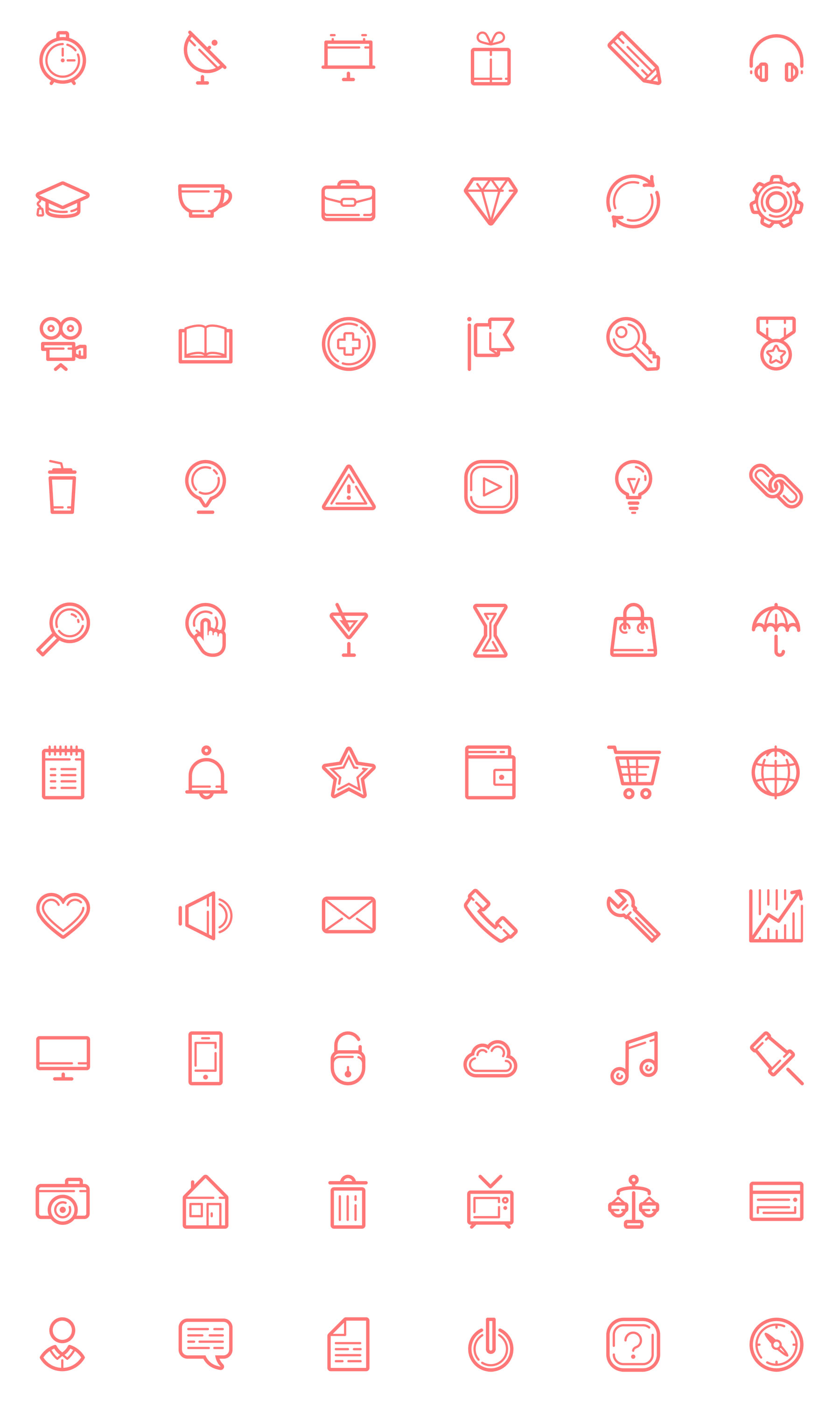 60 Line Icons