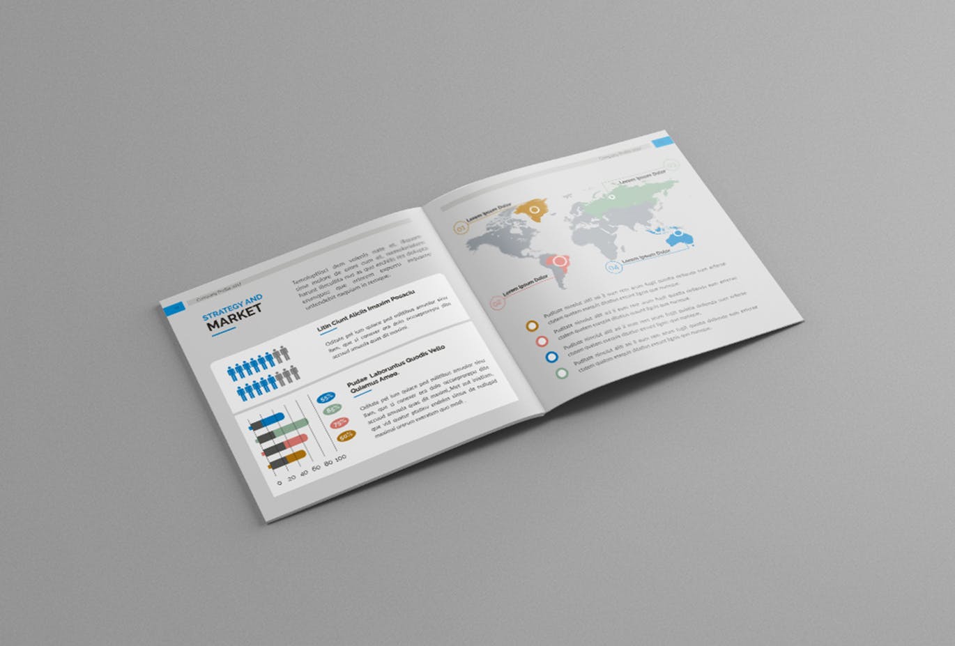 时尚简约好用的品牌手册房地产楼书杂志画册设计模板插图(12)