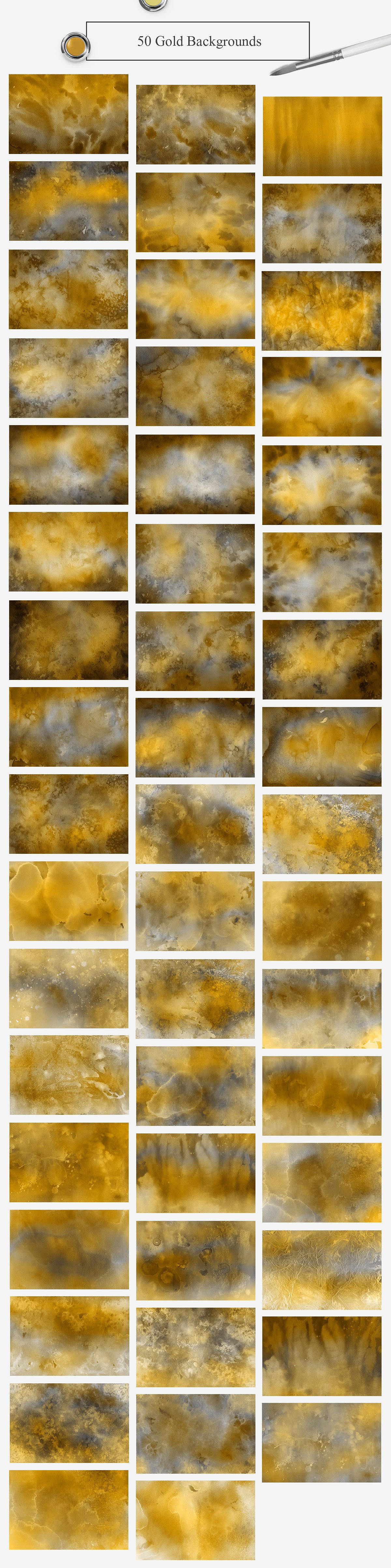 500张水彩纹理背景素材大合集3.32G[jpg]插图(9)