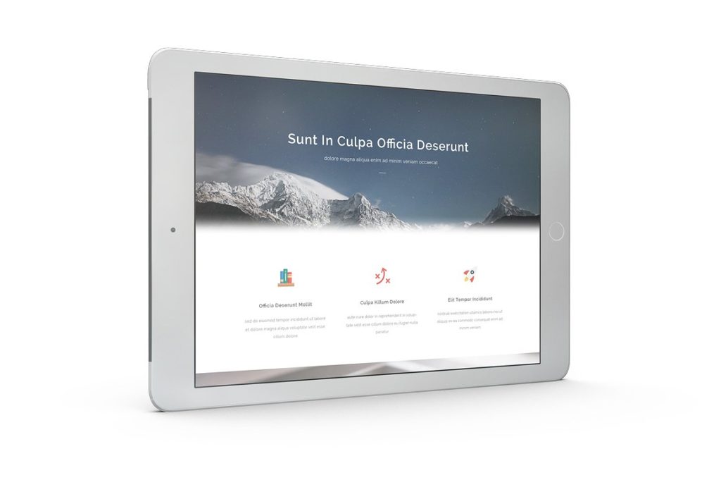 16个不同视角iPad Mockups打包下载[psd]插图(7)