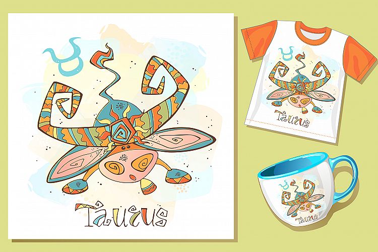 创意可爱风格十二星座插画合集插图(14)