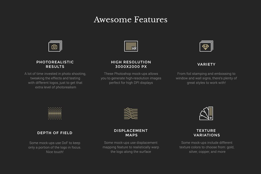 好马配好鞍：50个Logo样机套装 50 Logo Mock-Ups Bundle插图(3)