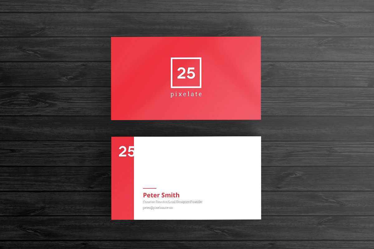 68个高端时尚简约的商务名片设计模板插图(11)