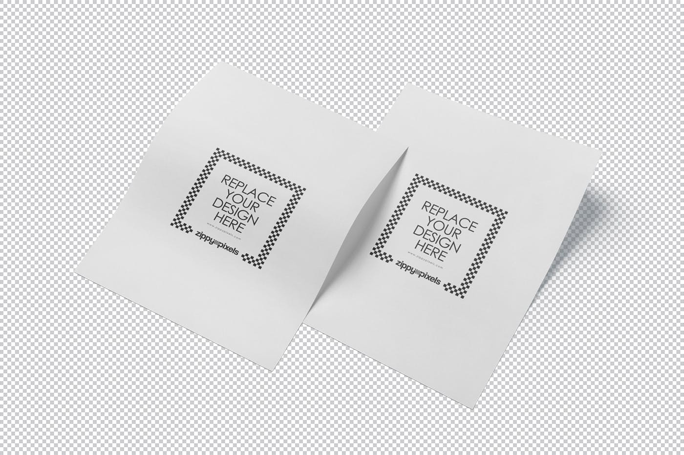 美国信纸设计规格企业传单设计效果图样机 US Letter Flyer Mock-Up插图(6)