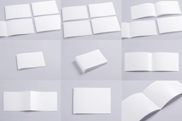 A5规格杂志画册样机模板 A5 Magazine / Brochure Mock-up’s插图(12)