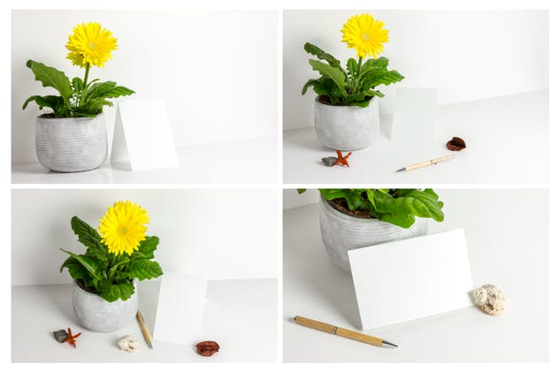 贺卡/邀请函样机模板 Greeting Card  / Invitation Mockup插图(5)