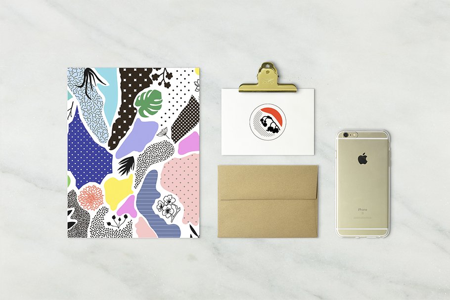 拼贴混合时尚的图形纹理 Collage it!插图(9)