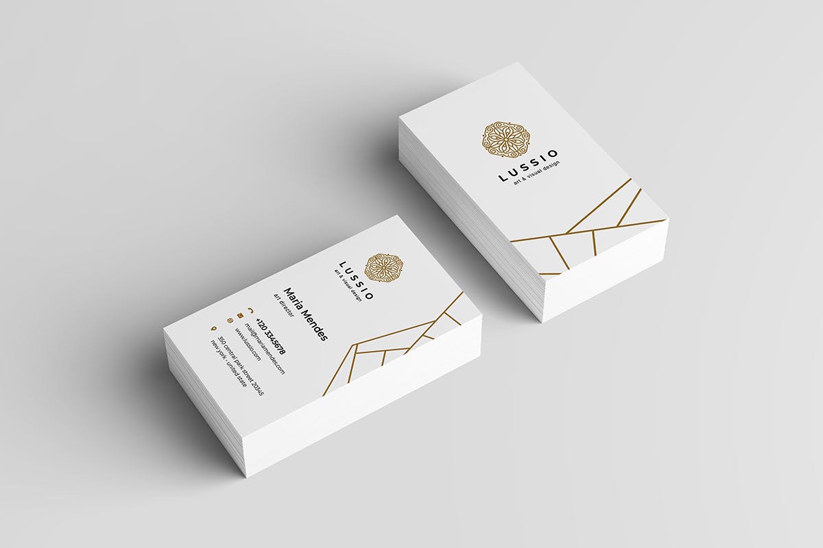 极简主义设计风格名片模板 Business Card插图