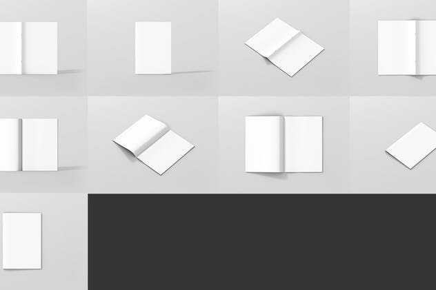 时尚宣传册杂志样机模板 Brochure / Magazine Mockup – 7×10插图(11)