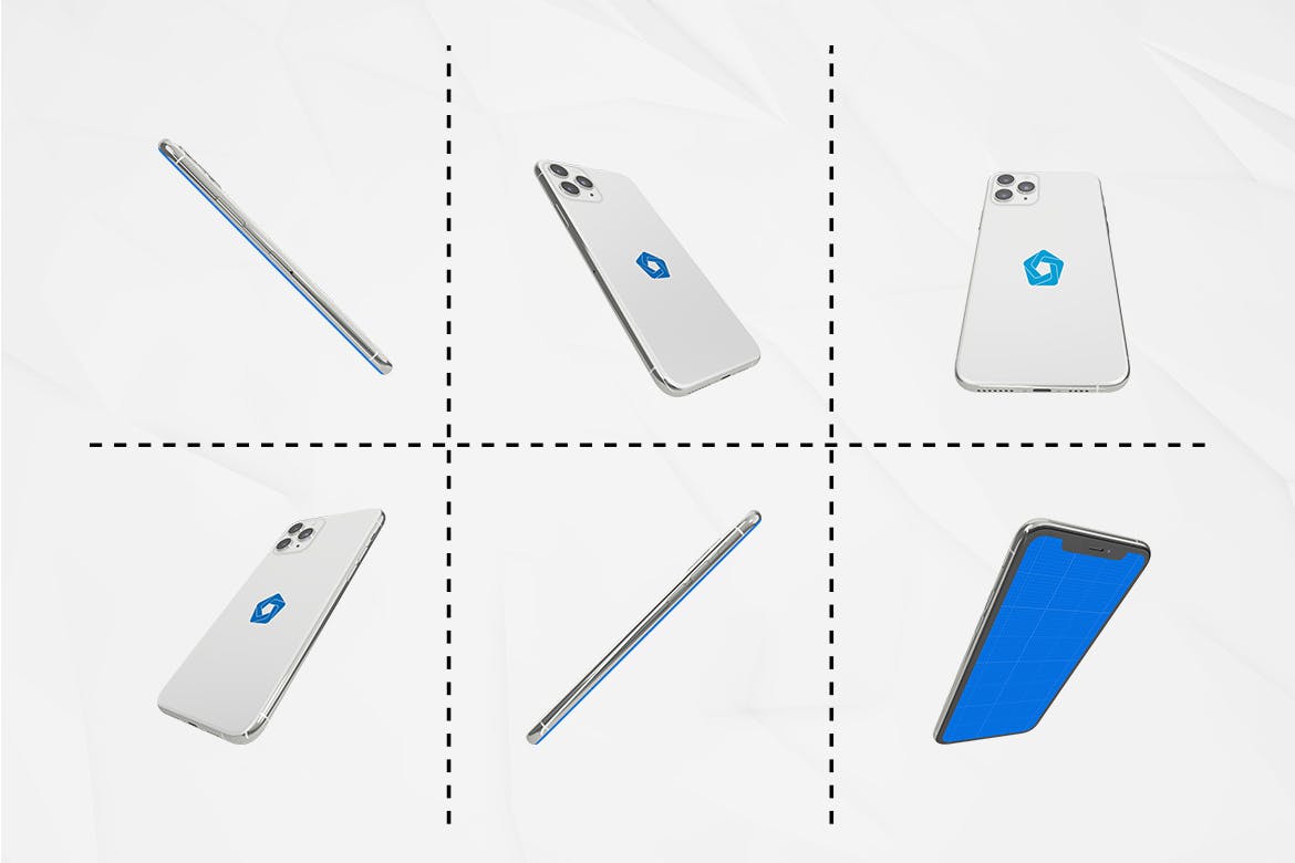 多角度全方位视觉iPhone 11手机样机模板 iPhone 11 Kit插图(5)