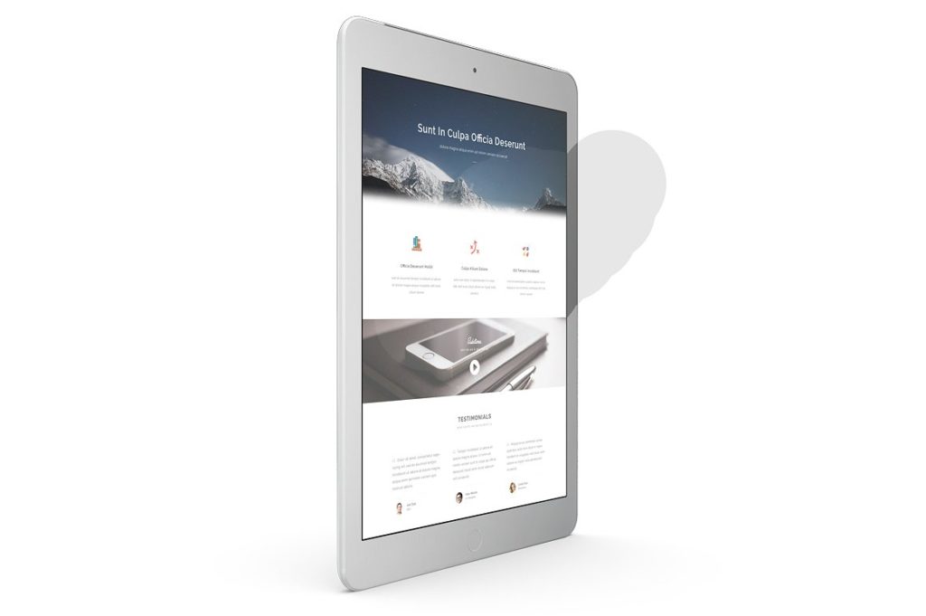 16个不同视角iPad Mockups打包下载[psd]插图(4)