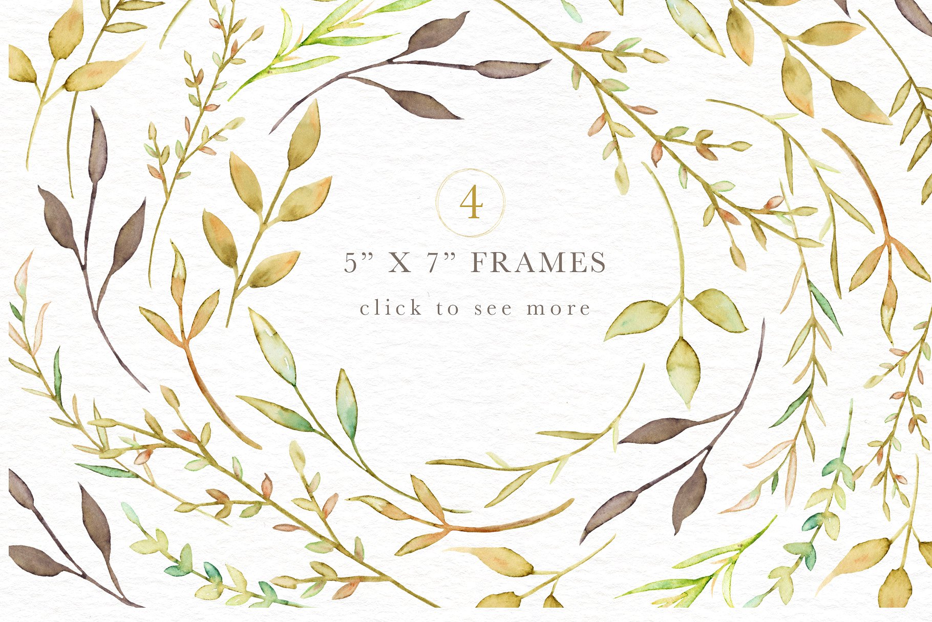 英伦花园水彩花卉元素素材合集 English Garden Watercolor Collection插图(10)