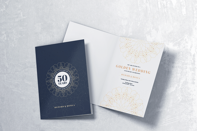 邀请函与贺卡样机模板v2 Invitation & Greeting Card MockUp vol.2插图(4)