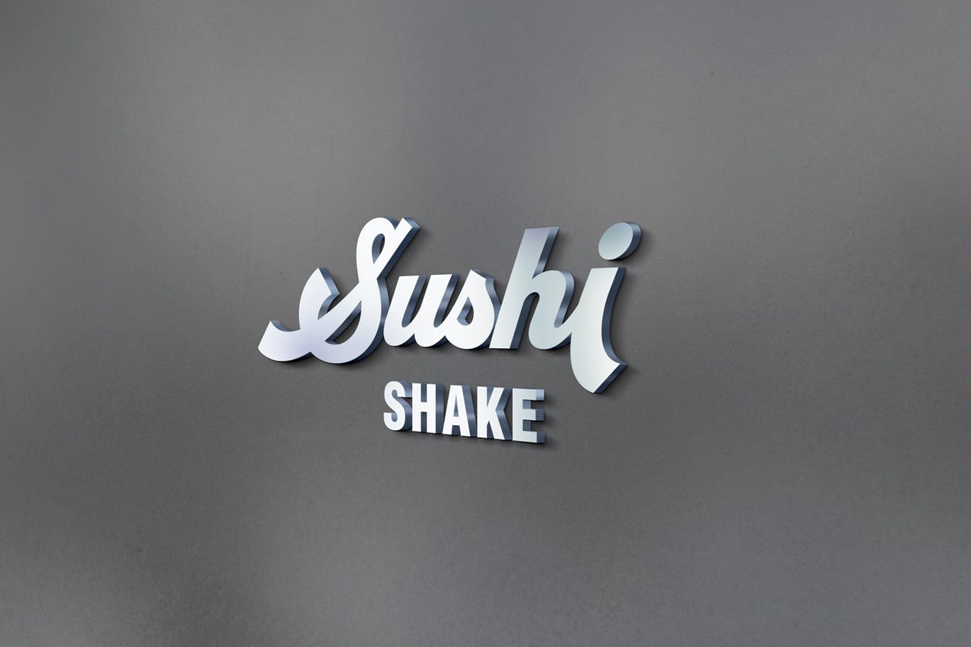 3D立体效果Logo设计预览样机模板 3D Logo Mockups插图(2)