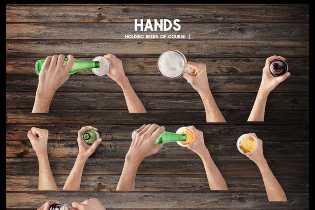 啤酒样机&酒吧巨无霸场景样机模板 Beer & Bar Mockup & Hero Images Scene Generator插图(12)