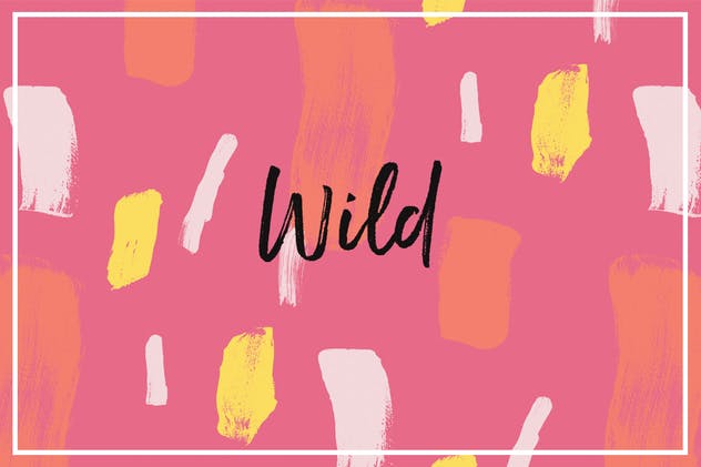 多彩液体飞溅图案纹理素材 Color Splash Patterns插图(6)