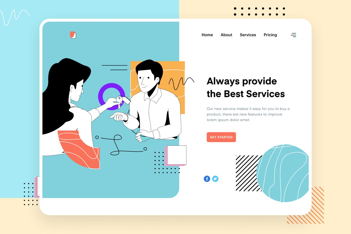 电子商务主题网站设计矢量插画设计素材 Liner – Buy Product插图