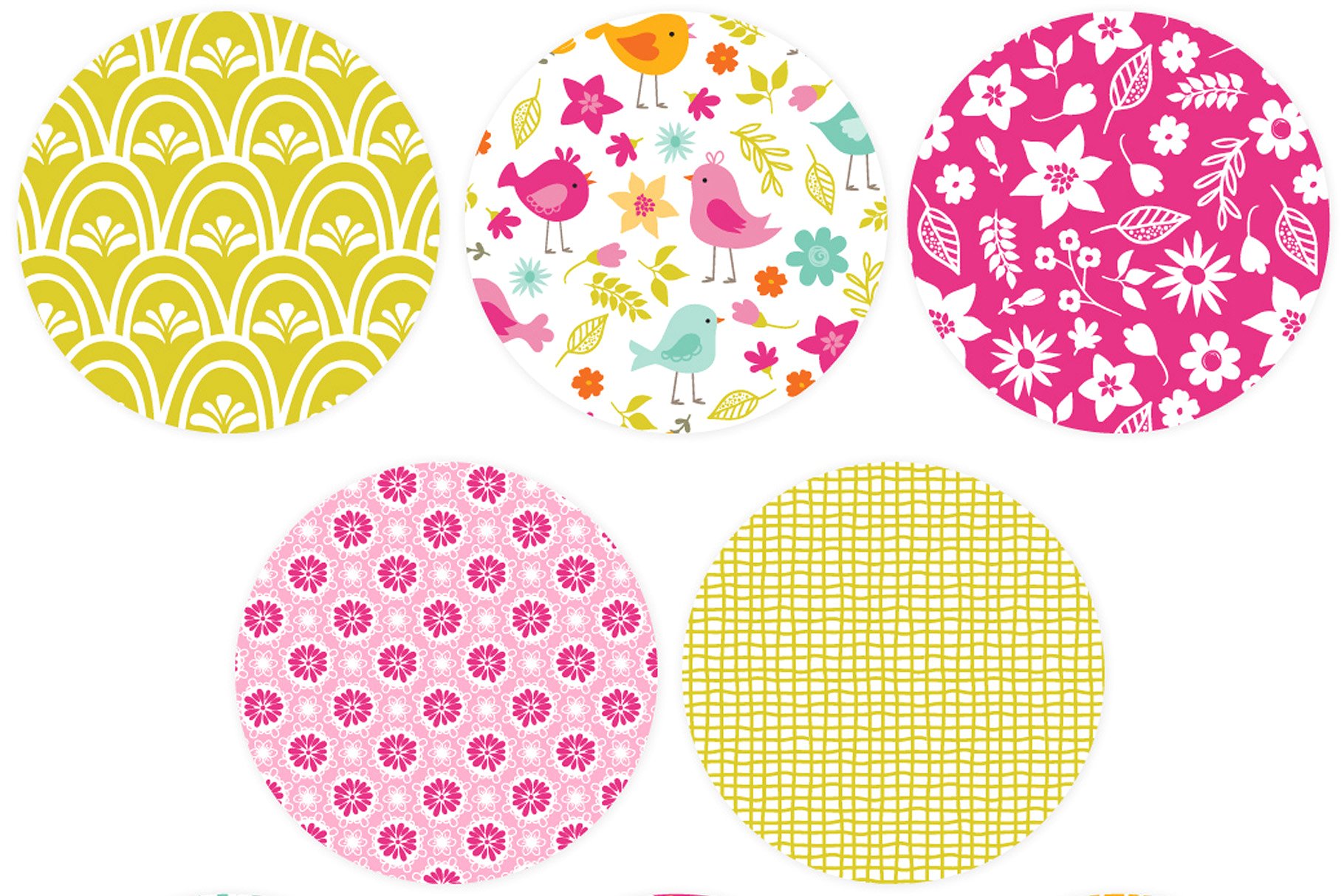 现代花园植物图案纹理 Fresh Modern Garden Patterns插图(5)