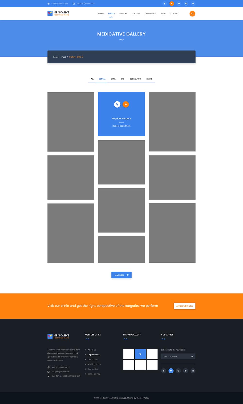 一套完美的医疗健康网站设计模板 Medical Website Template插图(9)