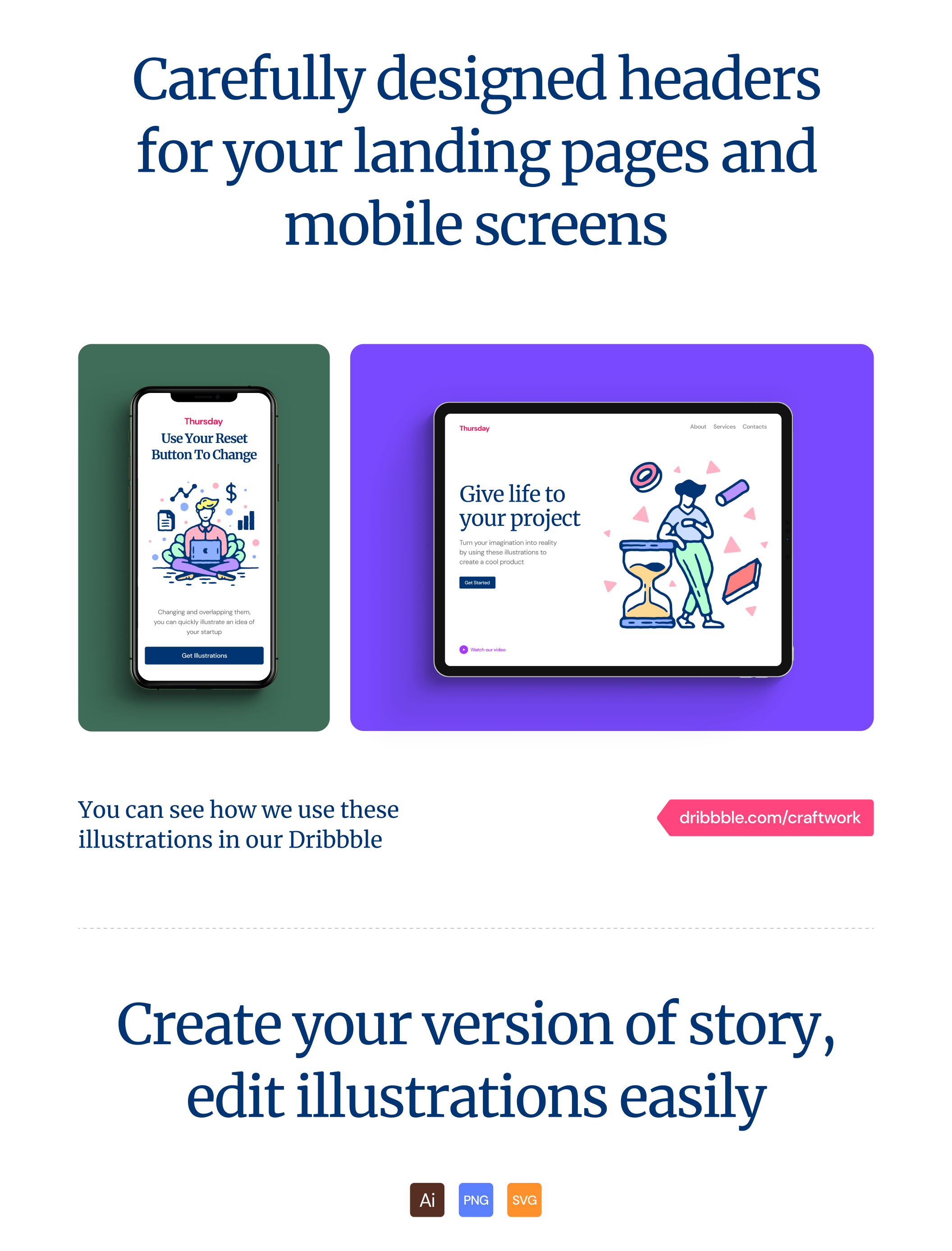 素材库下午茶：20个即用型IT世界场景矢量插画网站设计素材插图(5)
