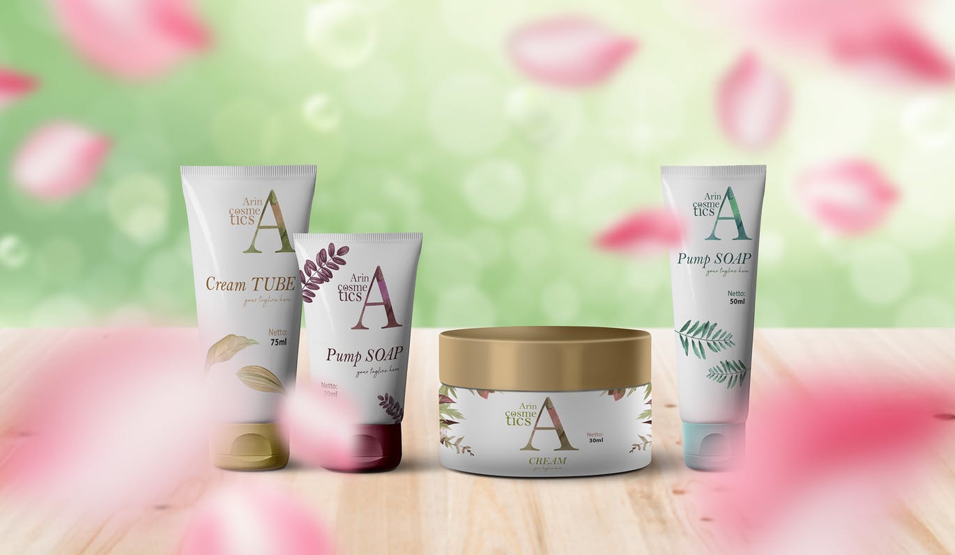 化妆品/护肤品包装设计展示样机合集 Bottle Mock-Up Collections插图(4)