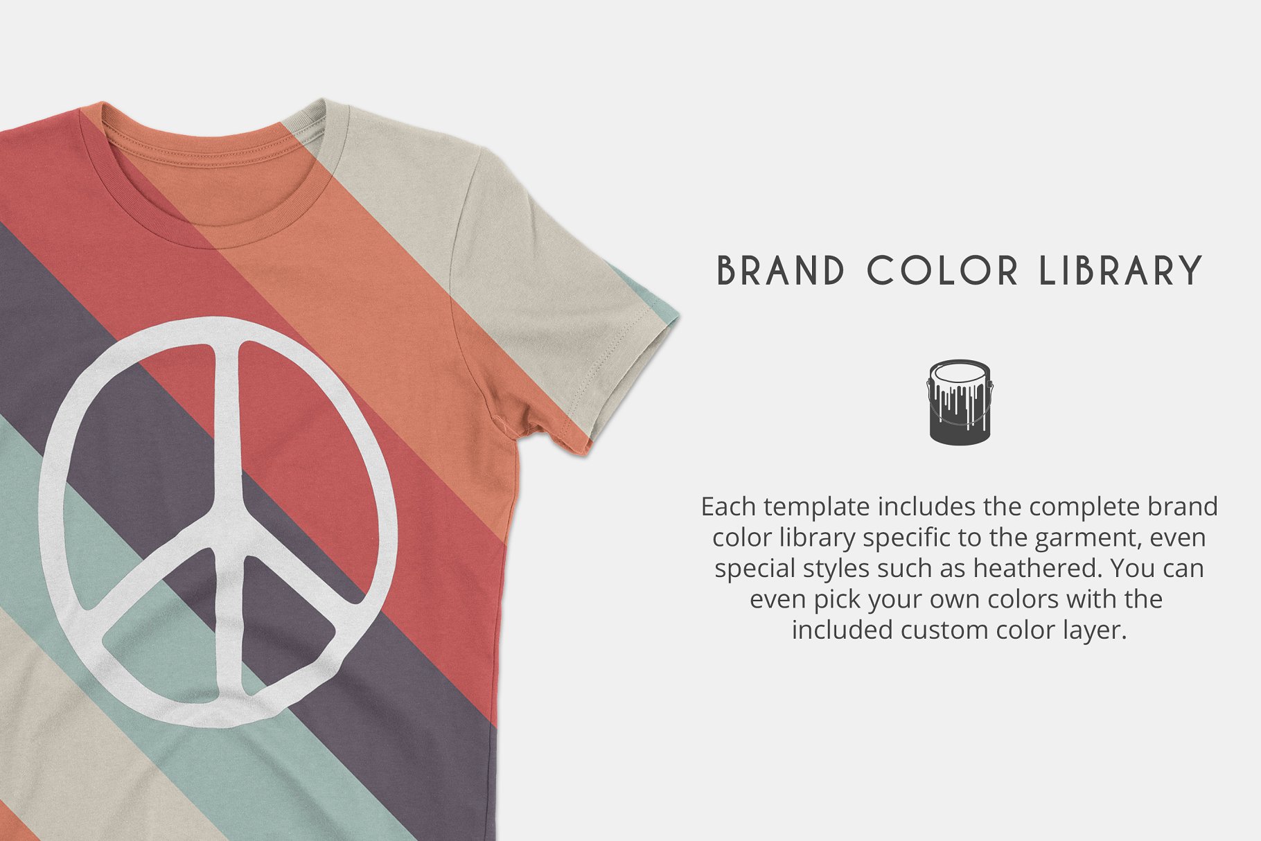 女性T恤样机模板 Next Level 3900 "The Boyfriend Tee"插图(4)