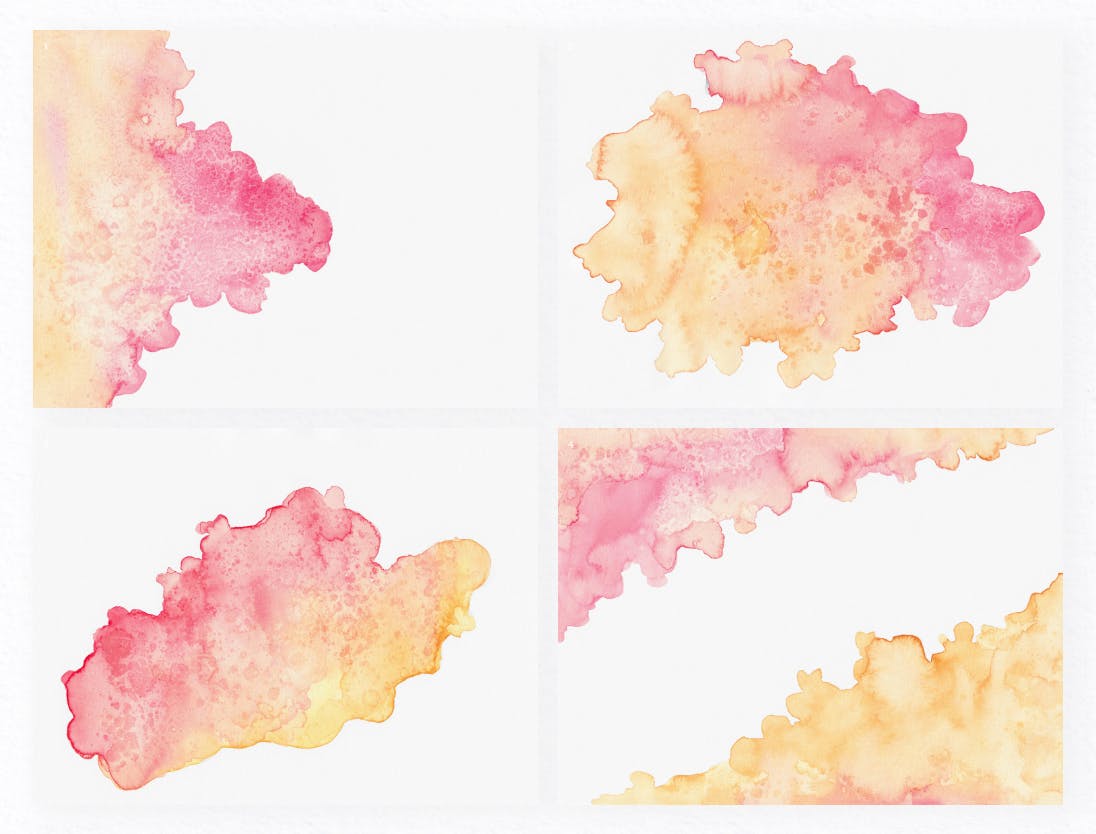 浅色水彩肌理纹理背景素材 Watercolor Backgrounds插图(9)