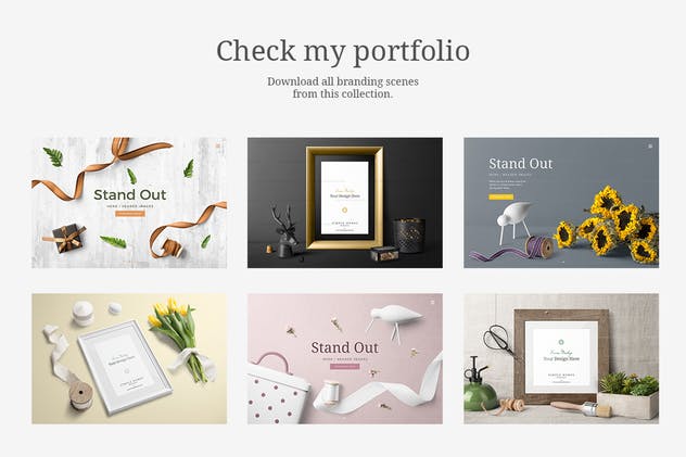 经典样机模板v3-优雅场景样机/巨无霸Banner模板 Simple Homes Mockup Vol. 3插图(7)