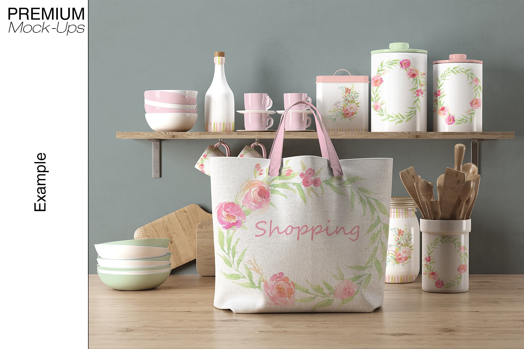 手提帆布环保袋展示样机下载 Tote Canvas Bag Mockups [psd]插图(7)