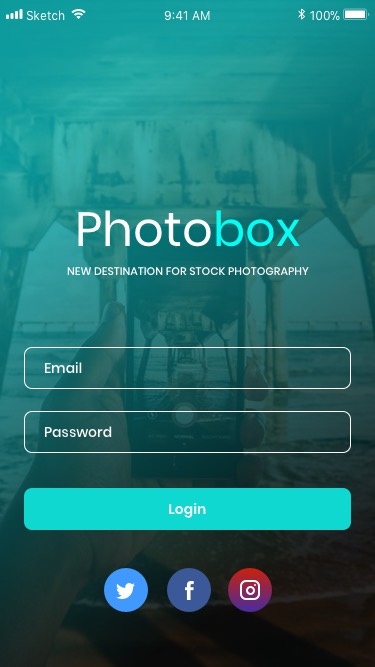 多用途的拍照摄影图库APP UI KITS（PSD&SKETCH）插图(6)
