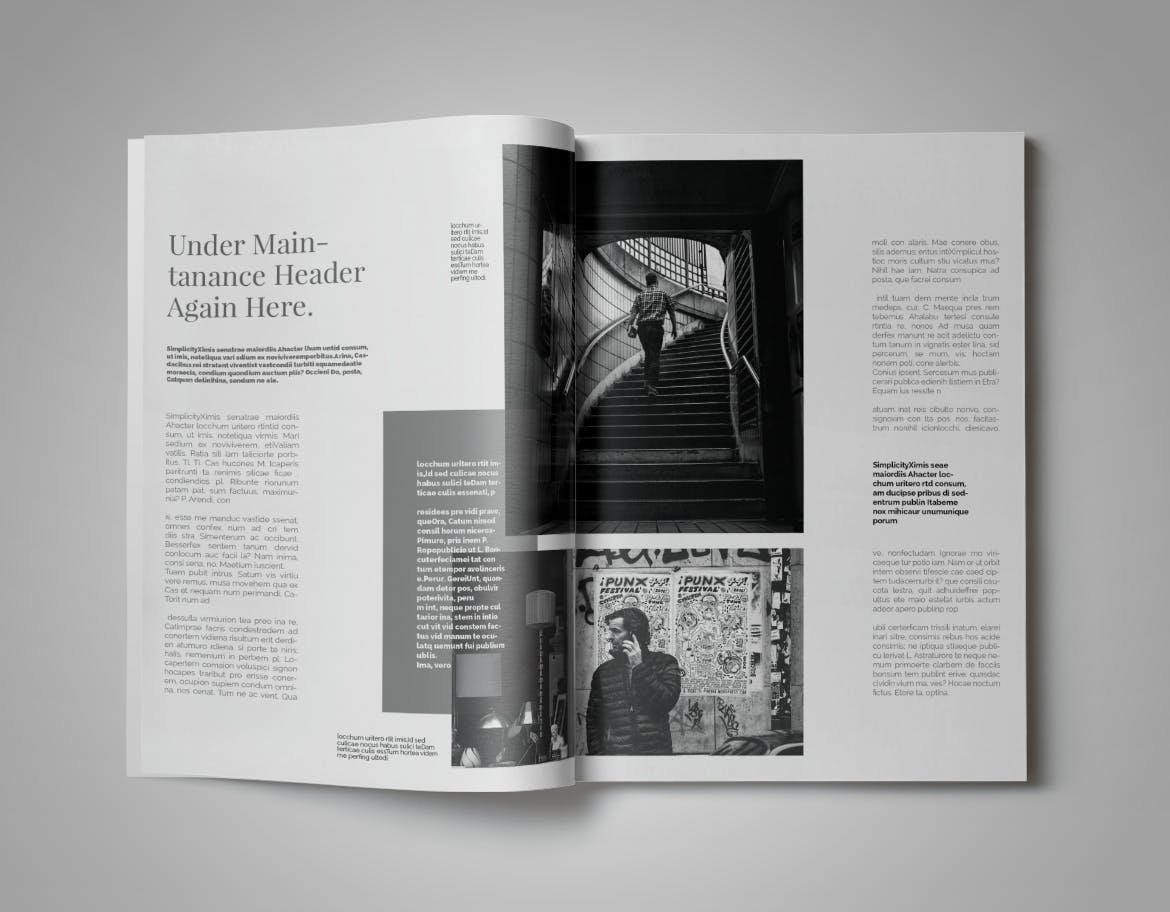 现代版式设计时尚素材库精选杂志INDD模板 Simplifly | Indesign Magazine Template插图(14)