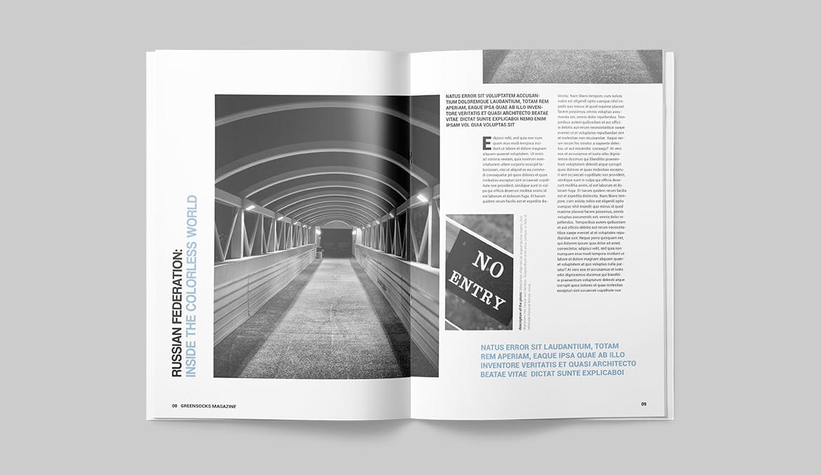 多用途素材库精选杂志版式设计InDesign模板 Magazine Template插图(4)