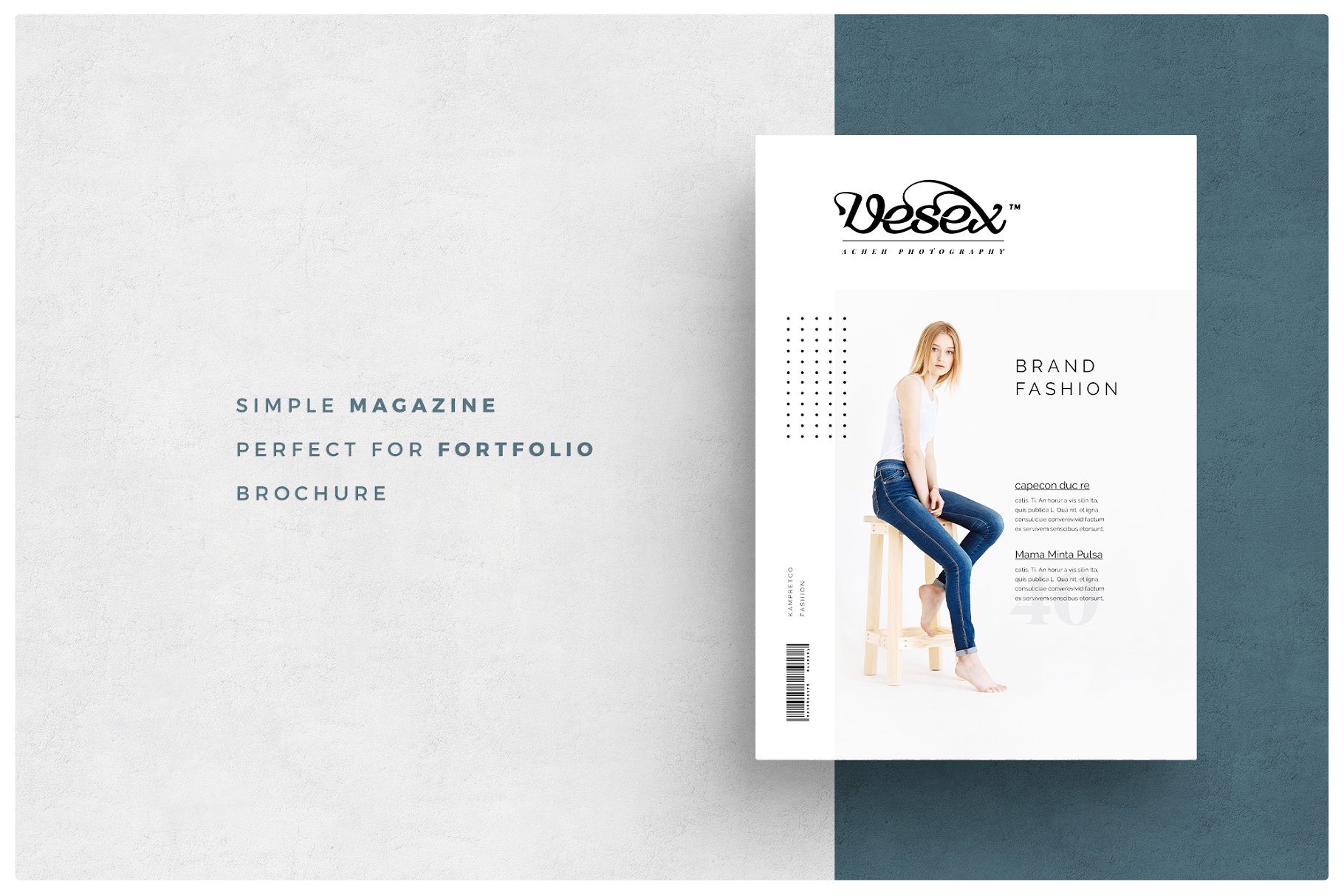 时尚范儿杂志模板 Magazine Template插图