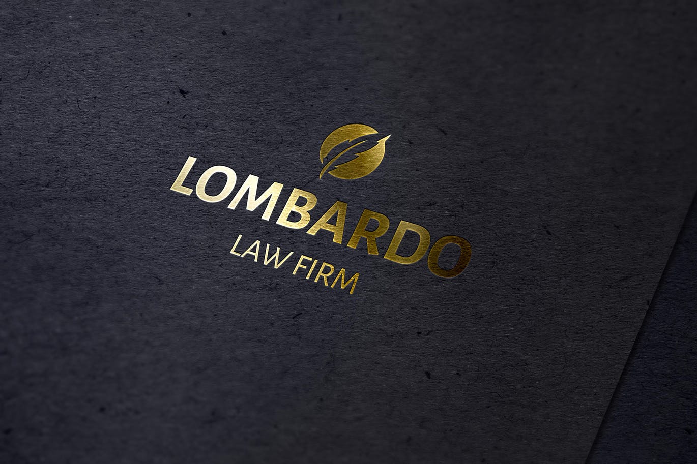 Logo品牌商标烫金印刷效果图样机 Gold Foil Mockup插图