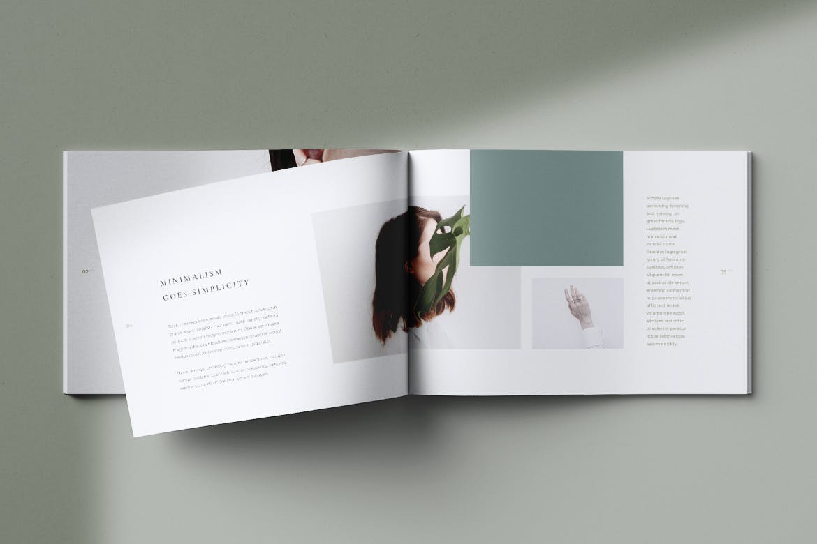 极简版式品牌VI手册设计模板 PAKEAN / Minimal Brand Guidelines插图(1)