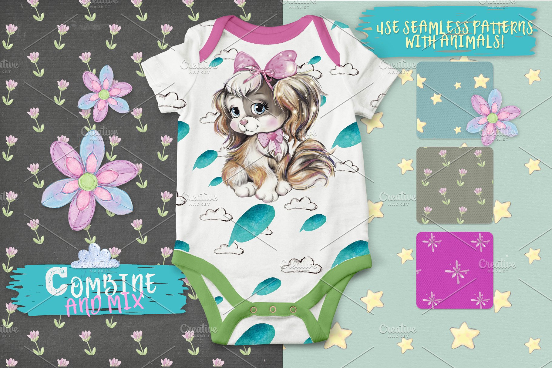 超级可爱儿童主题设计素材合集[2.24GB] FAIRY-TALE LAND插图(25)