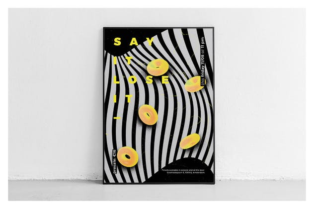 色彩诱惑创意海报设计模板 Color Thirst Poster Templates插图(1)