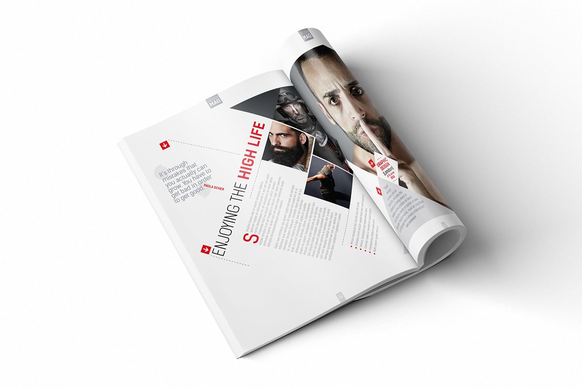 多用途企业时尚高效/时事资讯InDesign杂志模板vol.7插图(3)