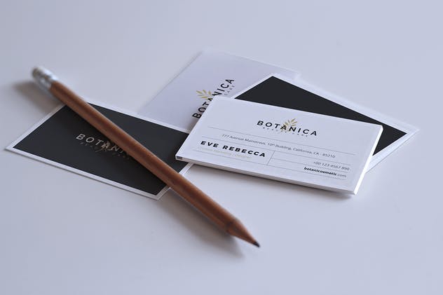 现代极简主义企业名片制作模板v1 Modern Minimalist Business Card Vol. 01插图(6)