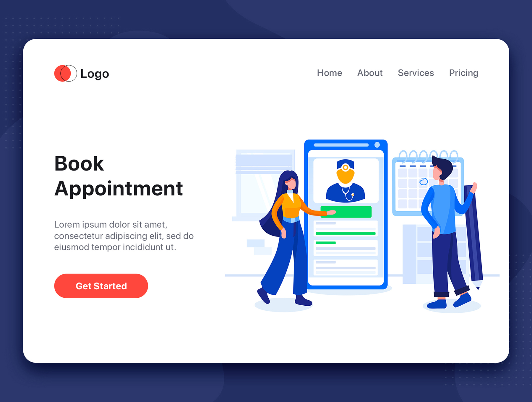 素材库下午茶：10个不同场景的Web矢量插画集插图(6)