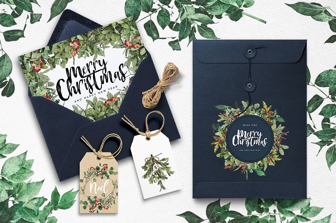 冬季仙境圣诞节新年设计套装 Winter Wonderland Designer Kit插图(2)