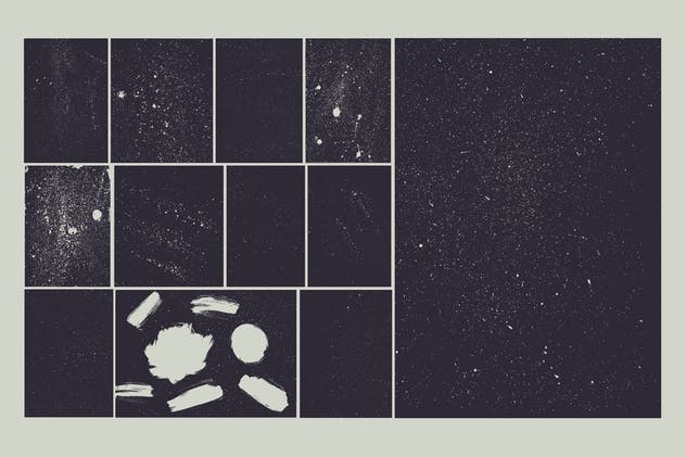 复古斑点/划痕/侵蚀效果水彩纹理合集 Grunge Textures插图(2)