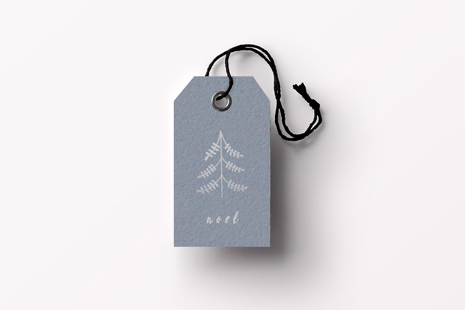 北欧风格圣诞主题矢量图形 Nordic Christmas Vector Graphics插图(4)