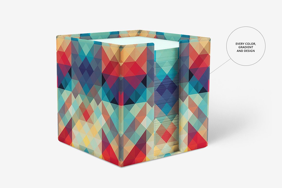 红色高端礼品盒设计样机[PSD]插图(4)